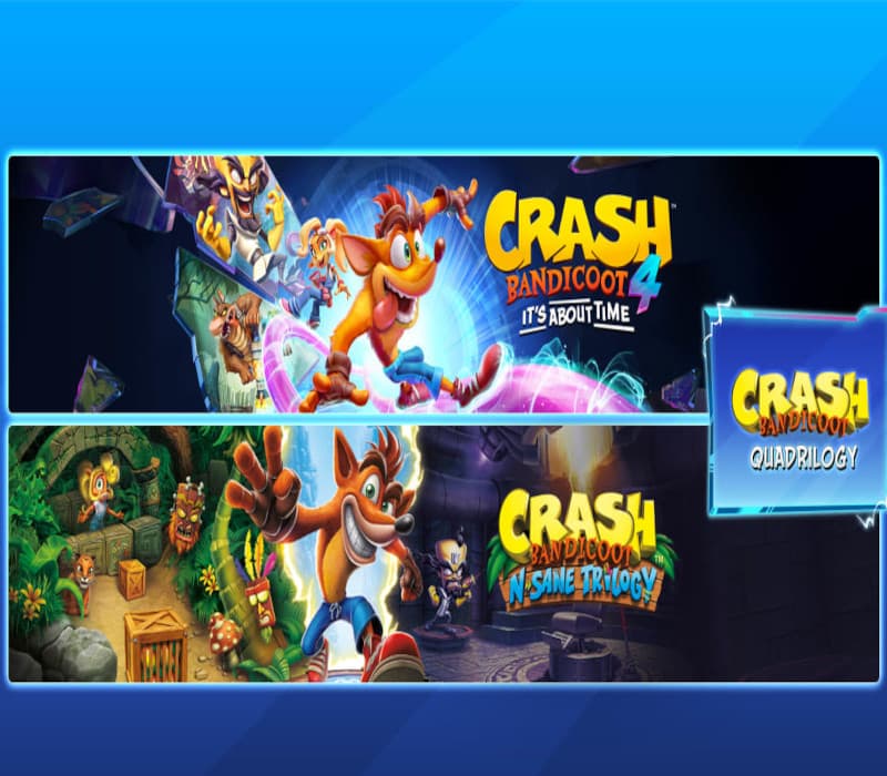 Crash Bandicoot Quadrilogy Bundle cover art