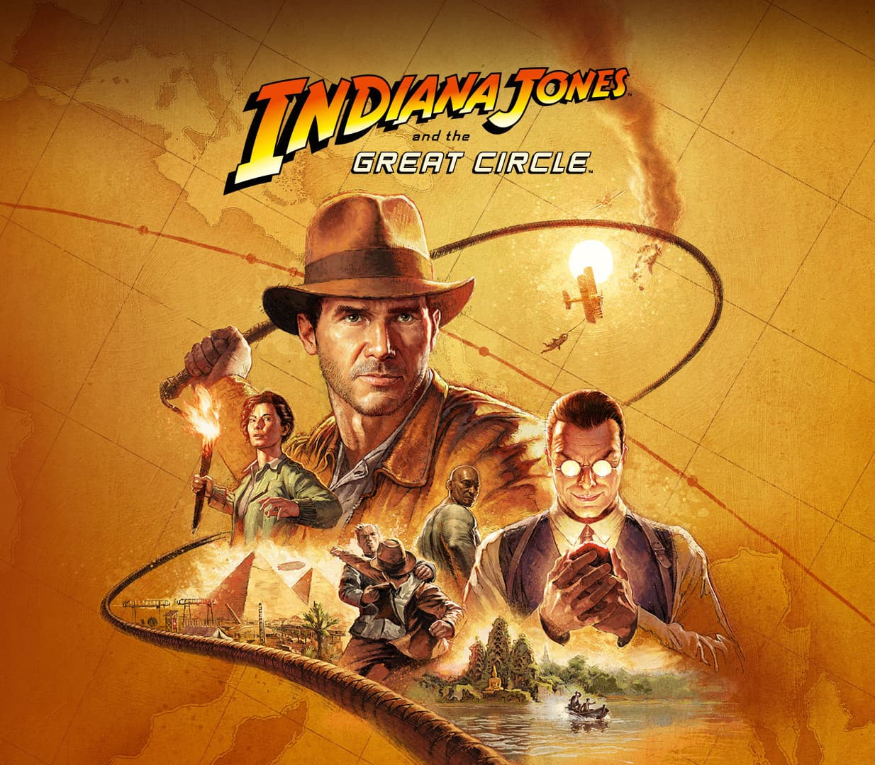 Indiana Jones and the Great Circle cover art