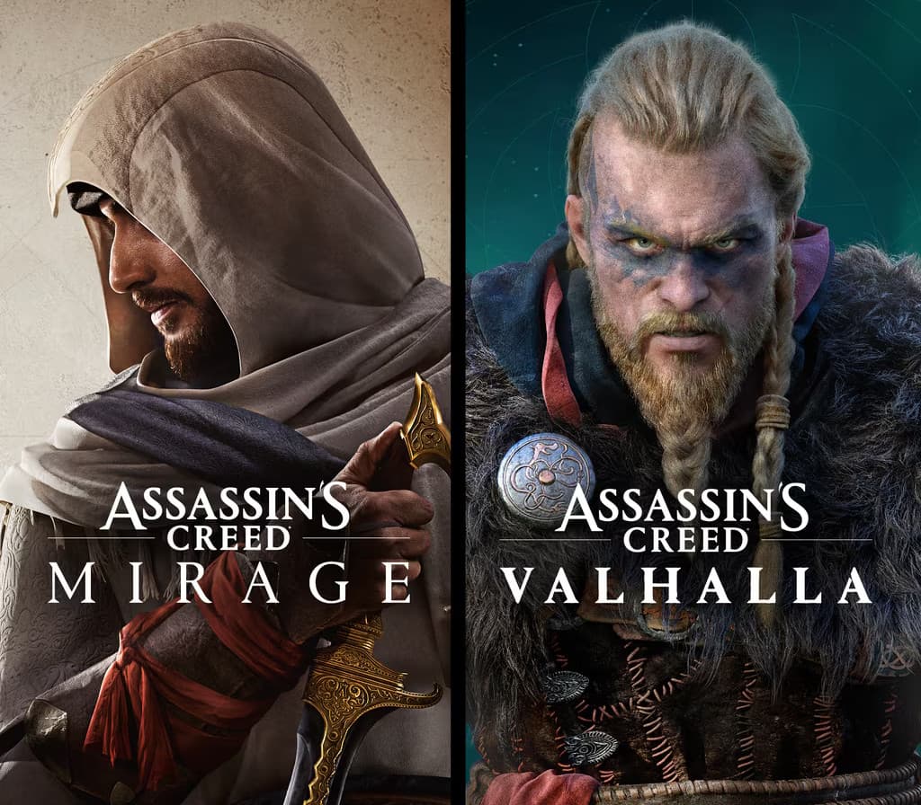 Assassin’s Creed Mirage & Assassin's Creed Valhalla Bundle cover art