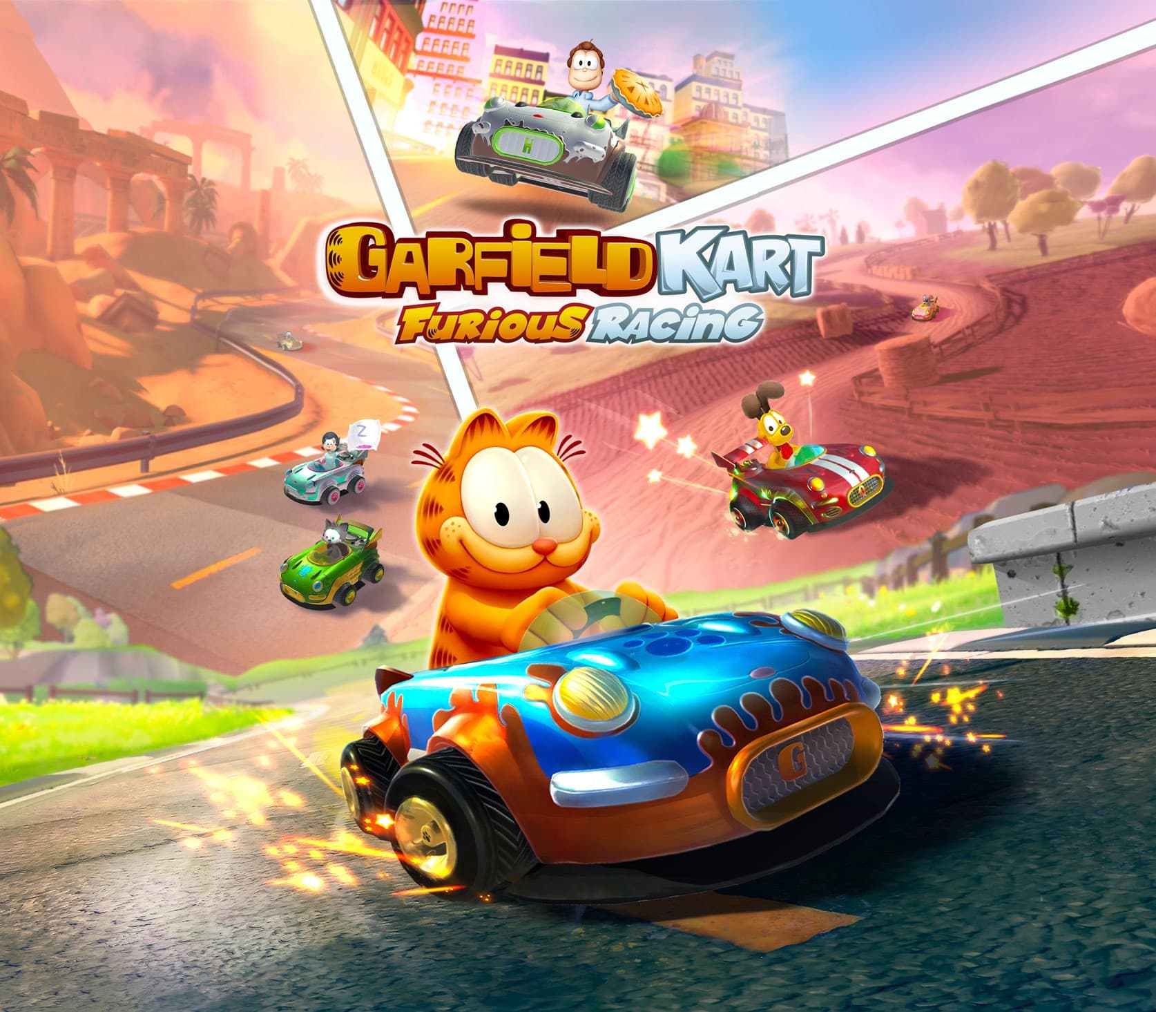 Garfield Kart Furious Racing cover art