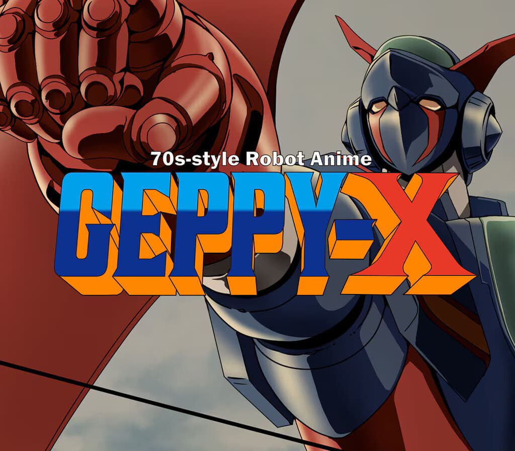 70s-style Robot Anime Geppy-X cover art